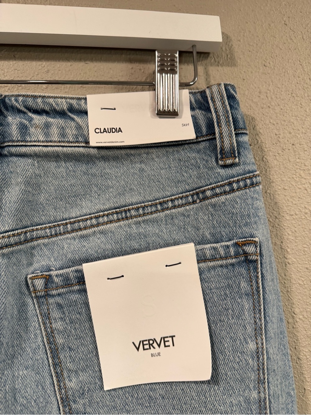 NWT Vervet Jean Skirt - Picture 4 of 7